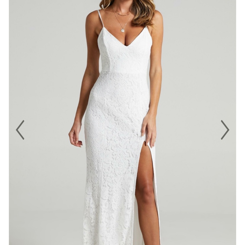 NWT Showpo ‘Always Extra Dress’ in White